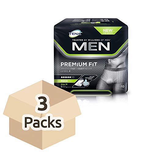 Fraldas TENA Men Premium Fit Medio (3 Unidades) Tena - Acessórios para incontinência - tena, men premium fit, médio, 3 unidades