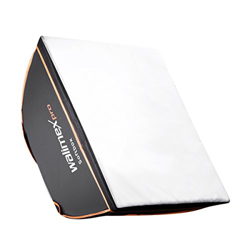 Softbox WALIMEX pro Softbox Orange Line (40x40cm) Walimex Pro - Softboxes - 40x40cm, fácil instalação, difusor, bolsa de transporte