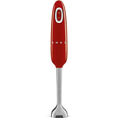 Varinha mágica Smeg HBF01RDEU 700W Preto, Vermelho Smeg - Batedeiras e liquidificadores - 700W, velocidade variável, turbo, aço inoxidável