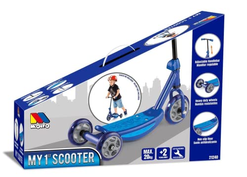 Trotinete Infantil MOLTO Azul e Branco (63 x 21.5 x 55 cm) MOLTO - Patinetes elétricos - 3 rodas, anti-deslizante, 20 kg, a partir dos 2 anos