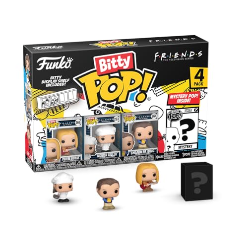 Figura Funko POP! Bitty Friends Phoebe 4Pk Funko - Brinquedos - Phoebe, vinil, colecção, friends
