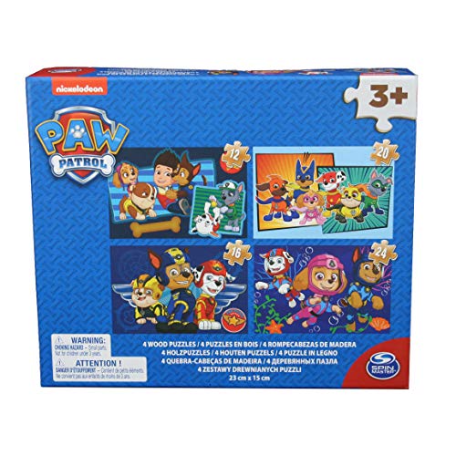 Spin Master Paw Patrol Wooden Puzzle Shoebox Puzzle Spin Master - Quebra-cabeças de encaixar - puzzle, wooden, paw patrol, educational