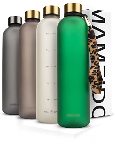 Garrafa de Água Mameido 1L Verde (Recondicionado Como Novo) RM COMMERCE GmbH - Garrafas de engarrafamento - verde, plástico, 1L