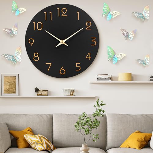 Tavada Relógio de Parede 30Cm (12 Polegadas) TAVADA - Relógios de parede - MDF, 30 cm, 12 polegadas