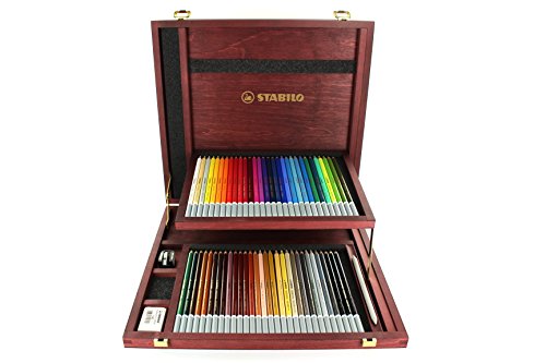 Conjunto de Canetas LA FELTRINELLI 4006381130561 (Multicor) Stabilo - Pasteis de cera - 60 canetas, multicor, ponta seca, resistente à luz