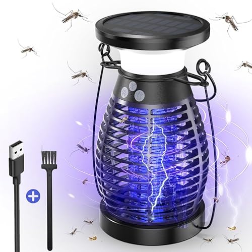 Mata-Mosquitos Solar 3 Em 1 Uv 4200V Recarregável bubbacare - Controle de pragas - solar, recarregável, uv 4200v