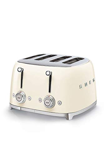 Torradeira SMEG Linea Anni'50 (4 fatias) Smeg - Torradeiras - mesa, 4 fatias, descongelamento, reaquecimento