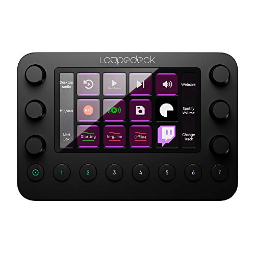 Loupe Deck Live Console para Transmissão em Direto Loupedeck - Áudio - live, transmissão, direta, console