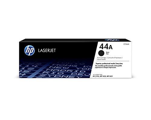 Toner HP 44A Preto (CF244A - 3000 páginas) HP - Cartuchos de toner e jato de tinta - 3000 páginas, laser, preto, hp laserjet pro m15a