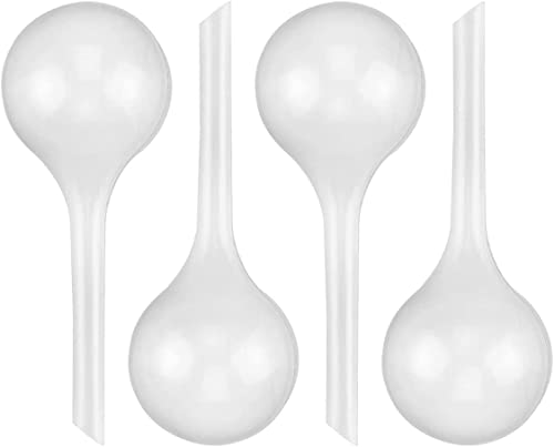 Conjunto de 4 Bolas de Rega de Plástico Verde PIQIUQIU - Globos e espetos de rega - conjunto, 4 bolas, plástico verde, rega automática, palito de madeira