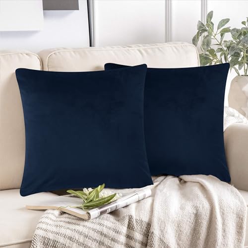 Coberturas AMEHA (Algodão - 45 x 45 cm) (Azul) AMEHA - Fronhas e almofadas - algodão, azul, 45x45 cm
