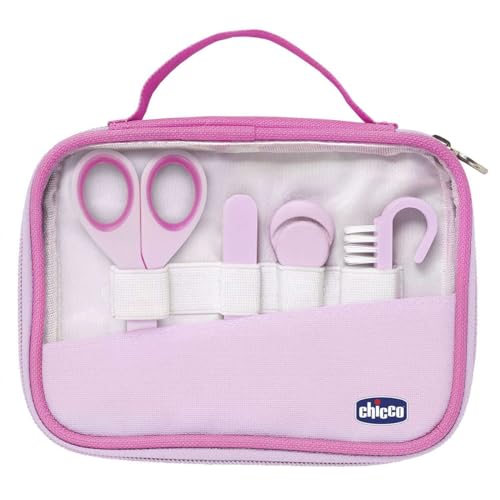 Conjunto de Higiene Cabeça e Corpo CHICCO Happy Hands (Rosa) Chicco - Kits de saúde e higiene para bebês - higiene, cabeça, corpo, chicco