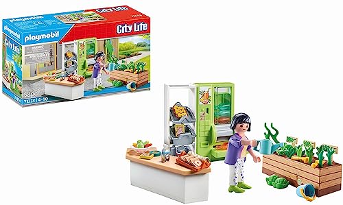 Playmobil City Life 71333 Cantina (Jogos de Construção) PLAYMOBIL - Conjuntos de brinquedos - cantina, escola, comprar, bebidas