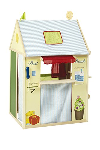 Casa de Bonecas ROBA Playhouse (Branco - 55 x 36 x 40 cm) roba - Casinhas de brincar - 3 divisões, figuras, kit de móveis, 55 x 36 x 40 cm