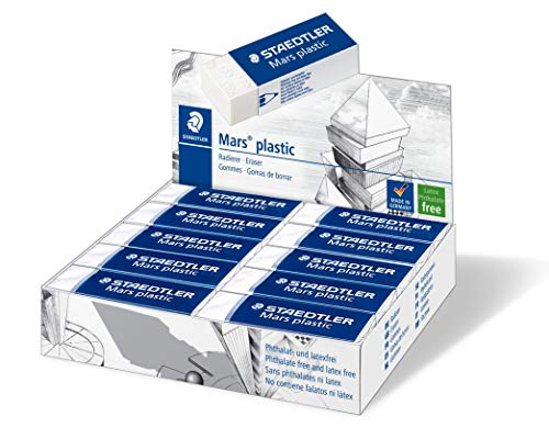 Staedtler 526 50 Ve Eraser Box of 20 Pieces Staedtler - Borrachas - preto, 20 peças, 65x23x13mm