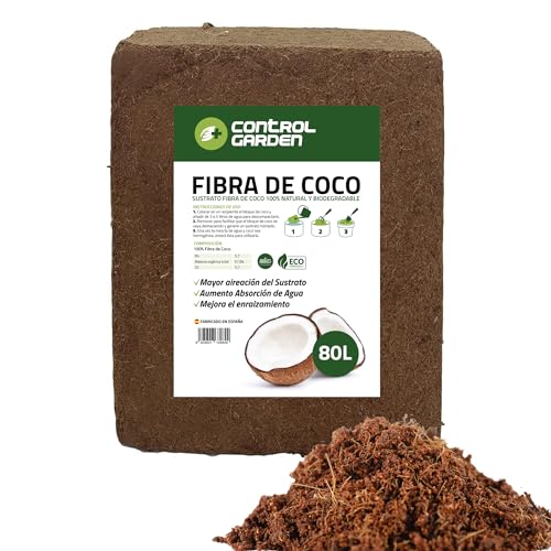 Control Garden Coco Fiber 5Kg/80L (Jardinagem) Control Garden - Adubos - coco fiber, 5 kg, jardinagem