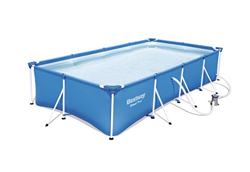 Piscina Tubular BESTWAY Steel Pro (Azul - 4.1x2.11x0.81m) Bestway - Piscinas - tubular, azul, 4.1x2.11x0.81m