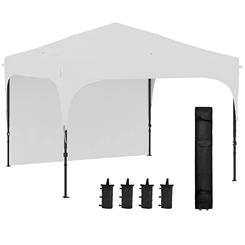 Pérgola Desmontável Outsunny | 3x3 m - Branco Outsunny - Móveis de exterior - desmontável, 3x3m, branco