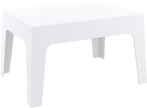 Mesa de Jardim CLP 1000-1 (Branco - Polipropileno) CLP - Móveis de exterior - branco, polipropileno, jardim