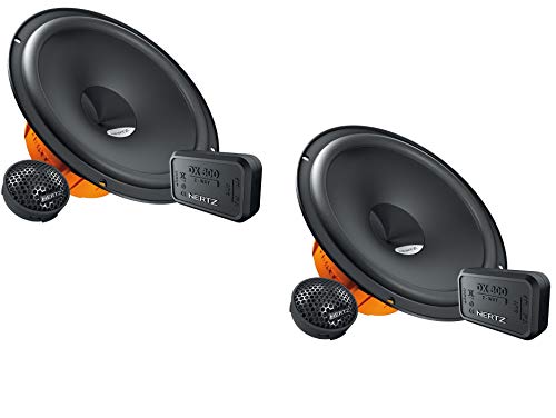 Colunas Monitoras HERTZ DSK-165.3 (2 x 80 W) Hertz - Alto-falantes de veículos automotivos - 80 W, 2 colunas, preto