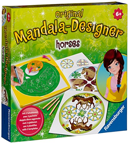 Livro de Colorir RAVENSBURGER 29742 (Idade Mínima Recomendada: 6 anos) Ravensburger - Livros - livro colorir, ravensburger 29742, idade mínima recomendada 6 anos, folha amovível rotativa, criar padrões infinitos, três lápis, caneta, folha carvão