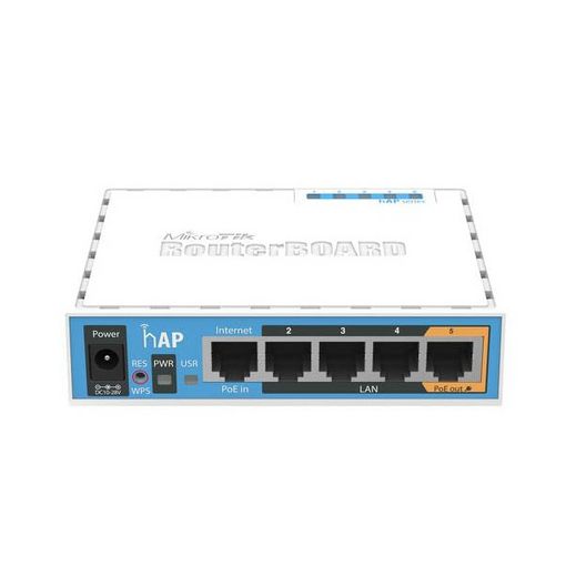 Access Point MIKROTKI Hap [PoE] (N/2.4 - 10/100) MikroTik - Pontos de acesso sem fio - poe, 2.4/10/100, arm, ethernet lan