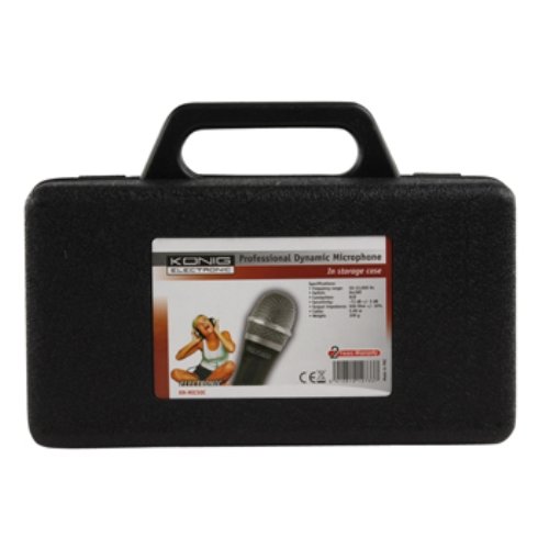 Microfone KONIG KN-MIC50C (Preto - 10 mV - 20-20000 Hz) König - Acessórios para telemóveis - guitarra, 10mV, 20-20000 Hz, 600 ohms