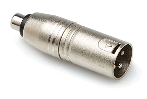 Cabo de Áudio HOSA (RCA - Jack 6.3mm - Prateado) Hosa - Adaptadores de cabos de áudio e vídeo - RCA, jack 6.3mm, prateado