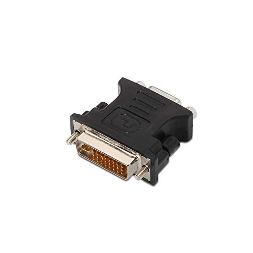 Adaptador AISENS A118-0092 (DVI - VGA - Preto) AISENS - Adaptadores de cabos de áudio e vídeo - dvi, vga, preto, conversor