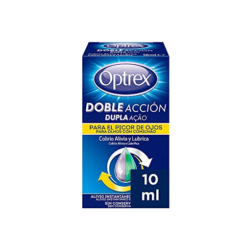 Colírio OPTREX (Multidose - 5 ml) (Recondicionado Como Novo) Optrex - Colírios e lubrificantes - 5 ml, multidose, alivia dor, irritação