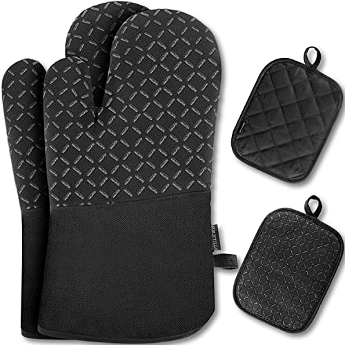 Conjunto de Luvas e Agarradores MILCEA MILcea - Luvas de forno e pegadores de panelas - silicone, poliéster, conjunto