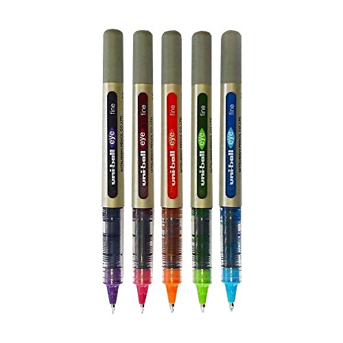 Caneta de Gel UNI BALL Ojo (Fina - Azul) Uni - Canetas - fina, azul, tinta à base de água