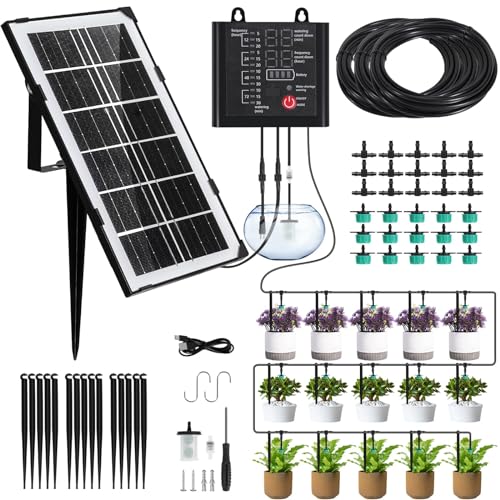 Sistema de Rega Por Gotas Automático com 12 Programas e Extensão de 15M KIKILIVE - Agricultura - automático, 12 programas, extensão 15m