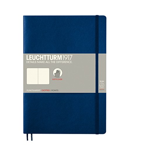 Caderno LEUCHTTURM1917 001632 (Azul - A5 - Quadriculado) LEUCHTTURM1917 - Cadernos e bloco de notas - azul, A5, quadriculado