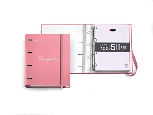 Miquelrius Carpebloc Emotions Rosa (Caderno e Blocos de Notas) MIQUELRIUS - Pastas Organizadoras - cores, organização, papel sem ácidos, microperfurado