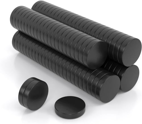 Imãs Magnéticas JAWA Mini 5X1Mm Preto 100 Uds JAWAonline - Quadros de exibição - 100 unidades, 5mm de diâmetro, magnéticas, mini-imagens