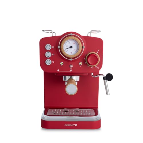 Máquina de Café Expresso CREATE THERA RETRO CREATE - Máquinas de café espresso - vaporizador, retro, 15 bares, espresso