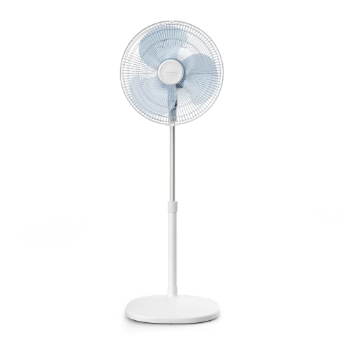 Ventoinha de Pé ROWENTA VU4410F0 Essential + (3 velocidades - Diâmetro: 40 cm) Rowenta - Ventoinhas de mesa e de pedestal - 40 cm, 3 velocidades, oscilação automática, altura ajustável