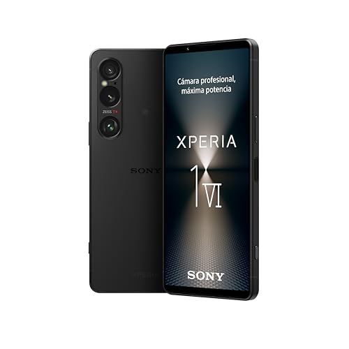 Smartphone SONY Xperia 1 Vi (6.5'' - 12 GB - 256 GB - Preto) Sony - Telemóveis - 6.5 polegadas, 12 GB RAM, 256 GB armazenamento, LED flash