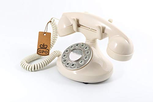 Telefone sem fio GPO Retro Pearl | Prateado (Telefone Fixo) protelx - Telefonia - telefone sem fio, gpo retro pearl, prateado, telefone fixo, design retro