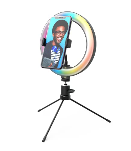 Suporte para Maquilhagem DIGIPOWER Rgb Ringlight DigiPower - Iluminação de estúdio & flashes - rgb, ringlight, maquilhagem