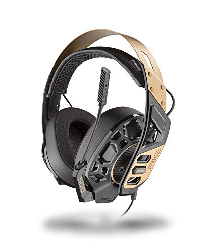 Auscultadores com Microfone Plantronics RIG 500 PRO Preto e Vermelho Plantronics - Fones de ouvido e headsets - auscultador, microfone, preto, vermelho