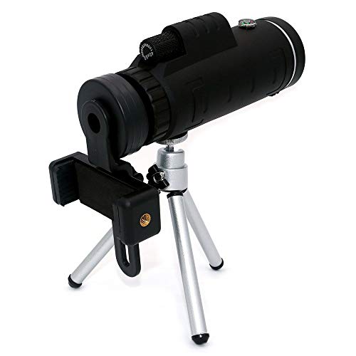 Telescópio Nuzamas 10 X 40 Monocular Telescopio NUZAMAS - Acessórios de câmera para celular - 10x, 4,0mm, monocular, campo de visão