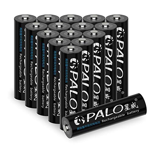 Pilhas Recarregáveis PALO 16 Pack 300mAh AAA 1.2V NiMH Palobatteryuk - Baterias - 300 mAh, 1.2V, nimh, AAA