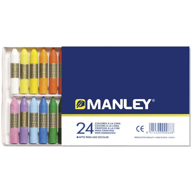 Lápis Cor Manley 24 Cores (Recondicionado Como Novo) Manley - Instrumentos de escrita e desenho - 24 cores, recondicionado
