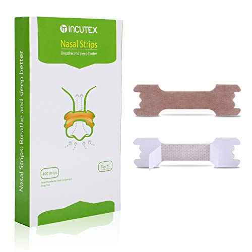 Tiras Nasais Antirruidos INCUTEX Nasal (1 Unidade) Incutex - Aids para ronco e apneia do sono - antirruidas, nasal