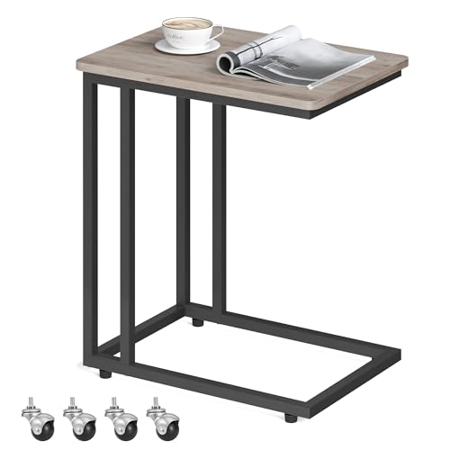 Mesa de Apoio VASAGLE LNT050B02 (Cinzento - 46.5x36.6x54 cm) VASAGLE - Conjuntos de móveis - cinzento, 46.5x36.6x54 cm, aglomerado, aço