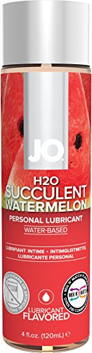 Lubrificante de Sexo H2O Succulent Watermelon (120ml) System Jo - Cuidados pessoais - lubrificante, sexo, h2o, watermelon, 120ml