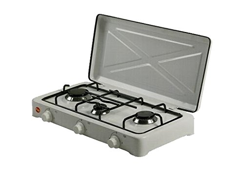 Placa de Cozinha a Gás Portátil FM Calefacción HG-300 Branco FM Calefacción - Eletrodomésticos de cozinha - portátil, gás, branco