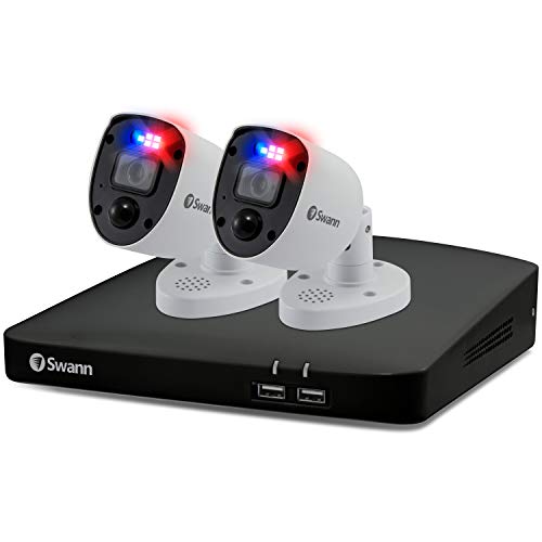 Kit de videovigilância SWANN SWDVK-456802RL-EU Swann - Monitores e gravadores de segurança - interior, exterior, pir, noturno